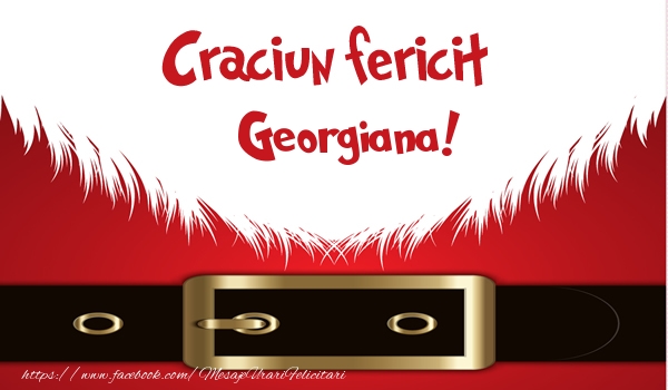 Felicitari de Craciun - Mos Craciun | Craciun Fericit Georgiana!