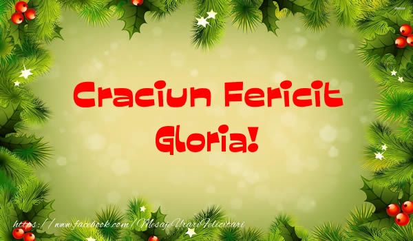 Felicitari de Craciun - Craciun Fericit Gloria!