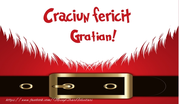 Felicitari de Craciun - Mos Craciun | Craciun Fericit Gratian!