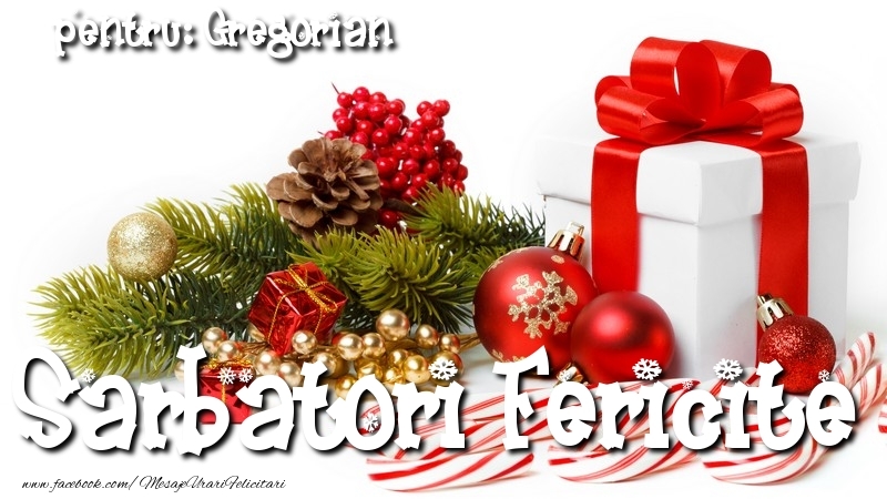 Felicitari de Craciun - Globuri | Sarbatori Fericite Gregorian