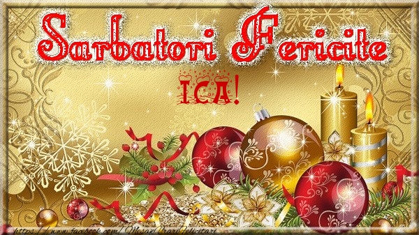 Felicitari de Craciun - Globuri | Sarbatori fericite Ica!