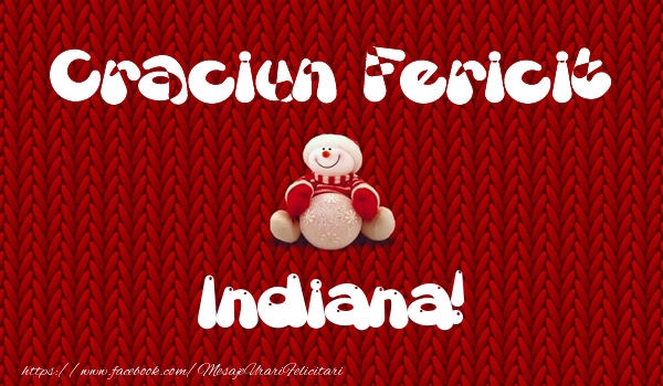Felicitari de Craciun - Craciun Fericit Indiana!
