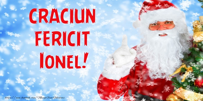 Felicitari de Craciun - Craciun Fericit Ionel!