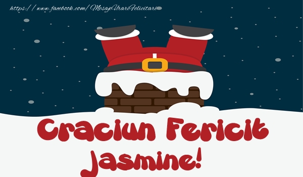 Felicitari de Craciun - Mos Craciun | Craciun Fericit Jasmine!
