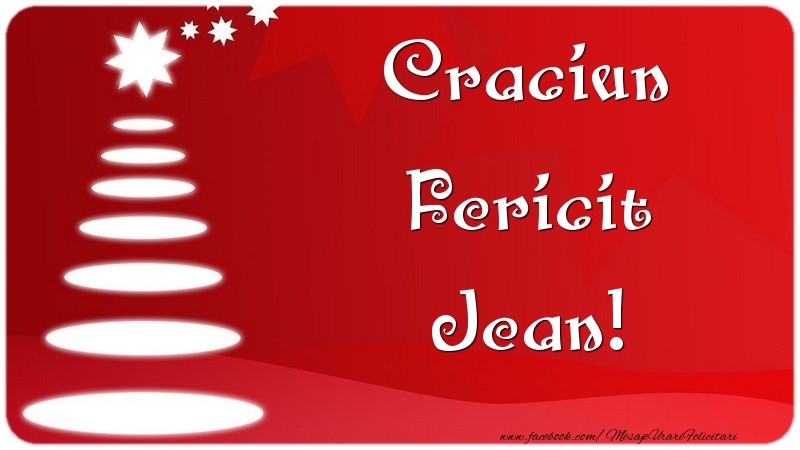 Felicitari de Craciun - Craciun Fericit Jean