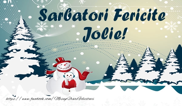 Felicitari de Craciun - ⛄ Brazi & Om De Zapada & Peisaje De Iarna | Sarbatori fericite Jolie!