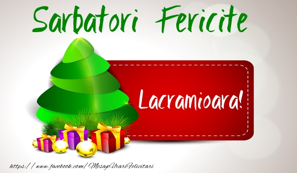 Felicitari de Craciun - Brazi | Sarbatori fericite Lacramioara!