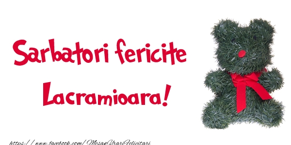 Felicitari de Craciun - Ursuleti | Sarbatori fericite Lacramioara!