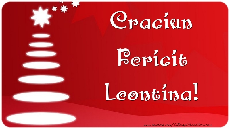 Felicitari de Craciun - Craciun Fericit Leontina