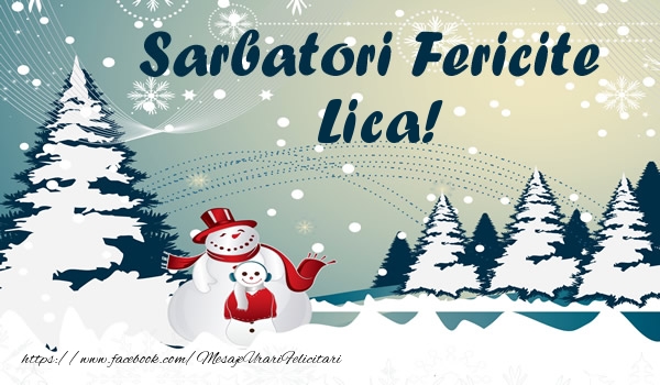Felicitari de Craciun - ⛄ Brazi & Om De Zapada & Peisaje De Iarna | Sarbatori fericite Lica!