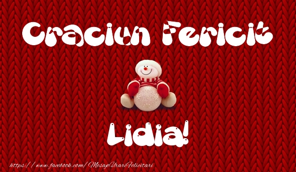 Felicitari de Craciun - Craciun Fericit Lidia!