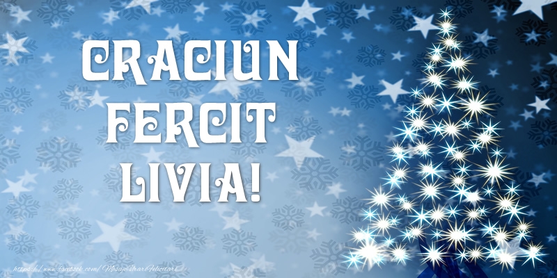 Felicitari de Craciun - Brazi | Craciun Fericit Livia!