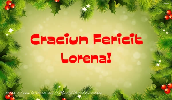 Felicitari de Craciun - Brazi | Craciun Fericit Lorena!