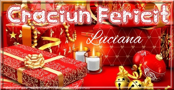 Felicitari de Craciun - Globuri & Lumanari | Craciun Fericit Luciana