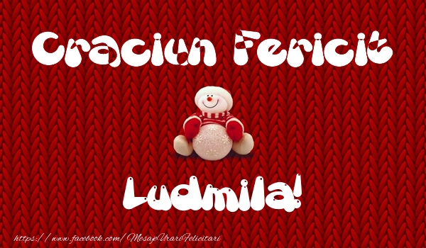 Felicitari de Craciun - ⛄ Om De Zapada | Craciun Fericit Ludmila!