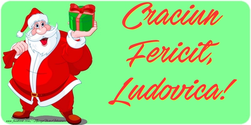 Felicitari de Craciun - Craciun Fericit, Ludovica