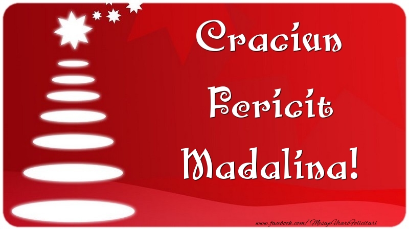 Felicitari de Craciun - Craciun Fericit Madalina