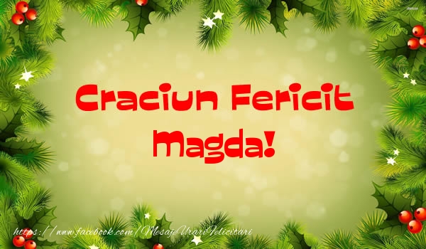 Felicitari de Craciun - Brazi | Craciun Fericit Magda!