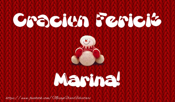 Felicitari de Craciun - Craciun Fericit Marina!