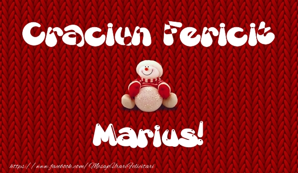 Felicitari de Craciun - Craciun Fericit Marius!