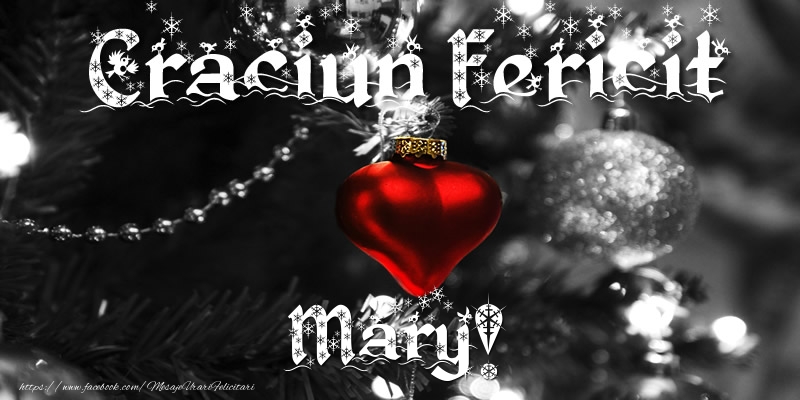 Felicitari de Craciun - Globuri | Craciun Fericit Mary!