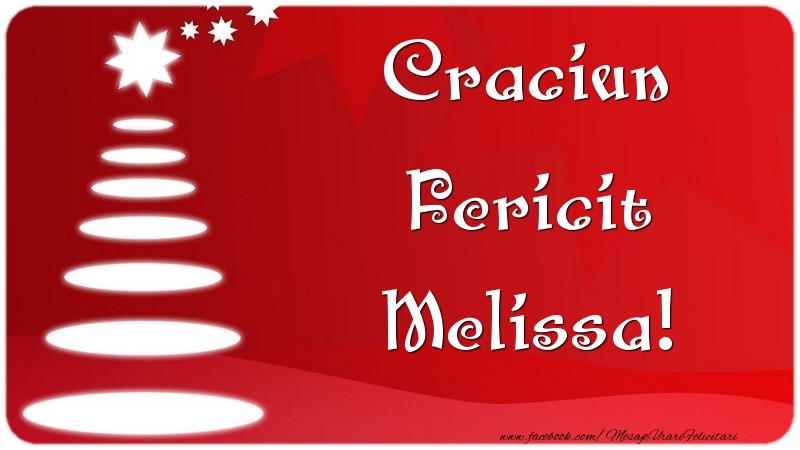 Felicitari de Craciun - Craciun Fericit Melissa