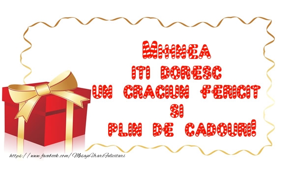 Felicitari de Craciun -  Mihnea iti doresc un Craciun Fericit  si  plin de cadouri!