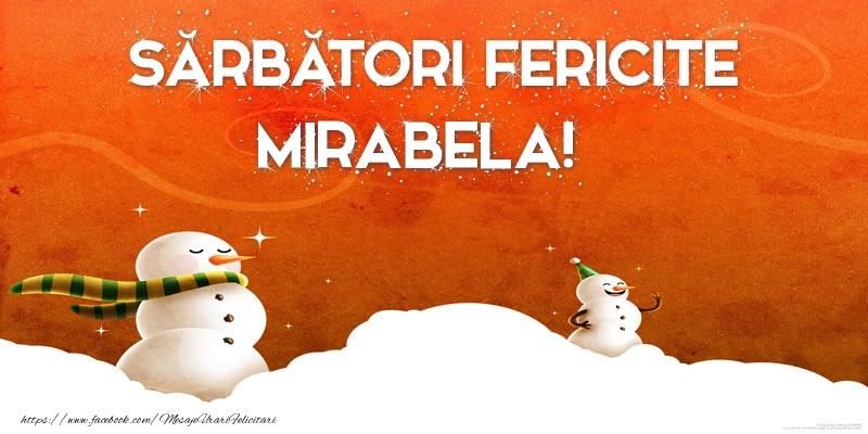 Felicitari de Craciun - Sărbători Fericite Mirabela!