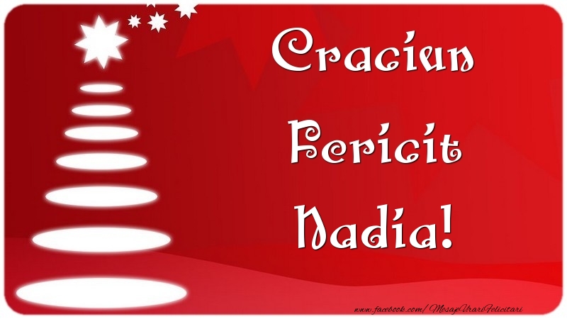 Felicitari de Craciun - Craciun Fericit Nadia