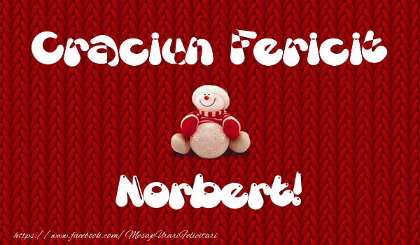 Felicitari de Craciun - Craciun Fericit Norbert!