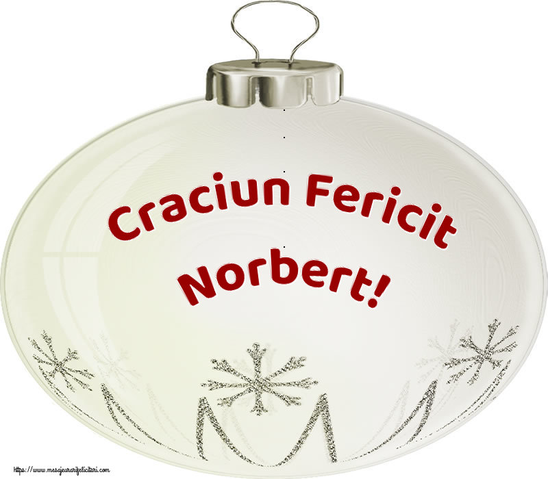 Felicitari de Craciun - Globuri | Craciun Fericit Norbert!