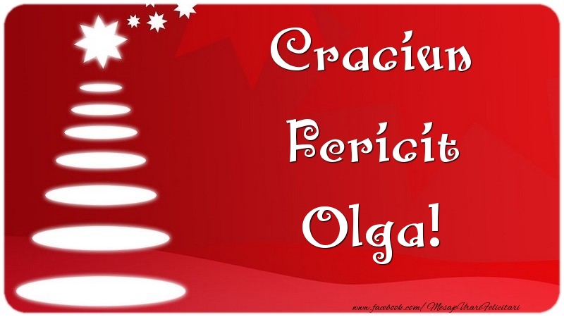 Felicitari de Craciun - Brazi | Craciun Fericit Olga