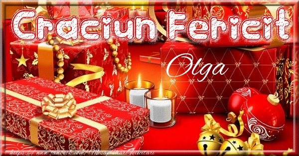 Felicitari de Craciun - Globuri & Lumanari | Craciun Fericit Olga