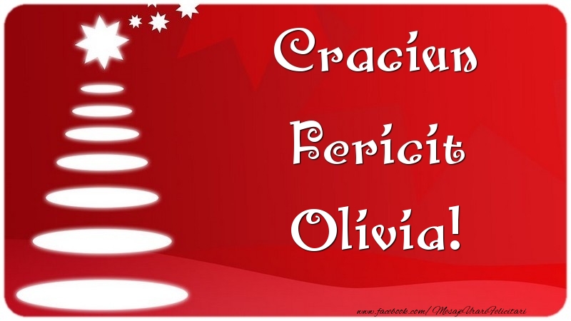 Felicitari de Craciun - Craciun Fericit Olivia