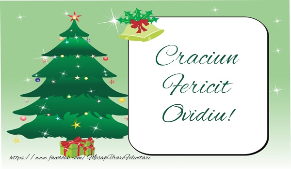 Felicitari de Craciun - Craciun Fericit Ovidiu!