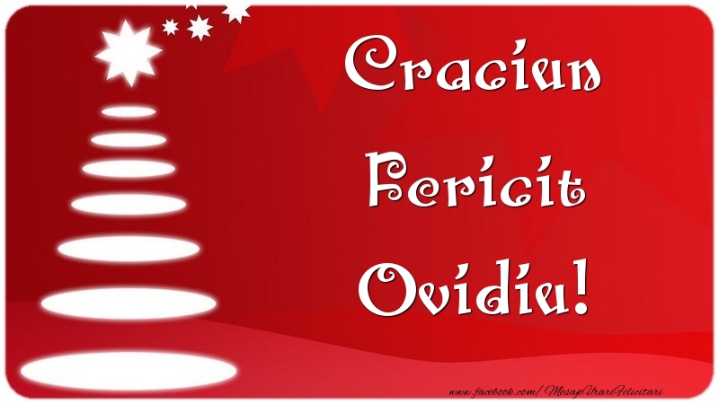 Felicitari de Craciun - Craciun Fericit Ovidiu