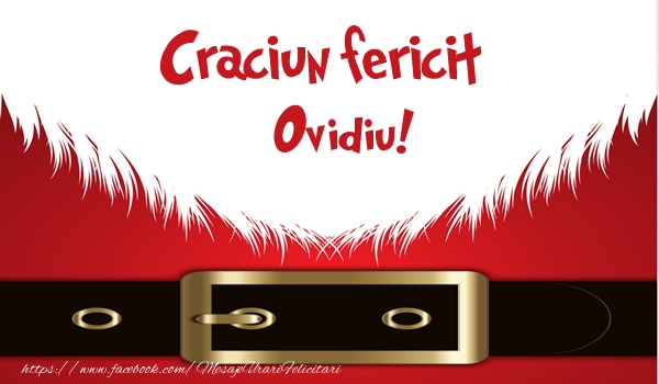 Felicitari de Craciun - Mos Craciun | Craciun Fericit Ovidiu!