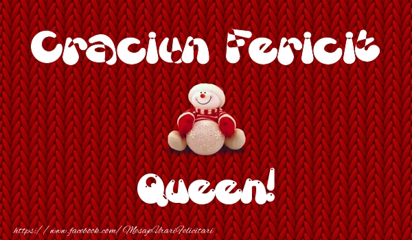 Felicitari de Craciun - ⛄ Om De Zapada | Craciun Fericit Queen!