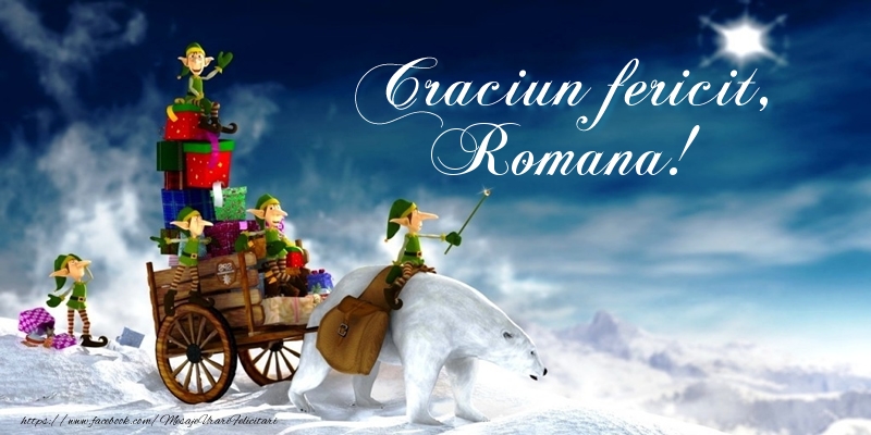 Felicitari de Craciun - Craciun fericit, Romana!