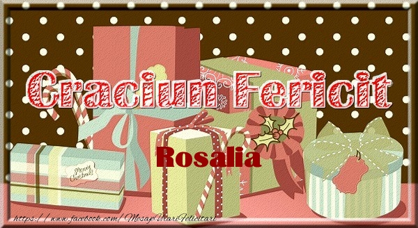 Felicitari de Craciun - Craciun Fericit Rosalia