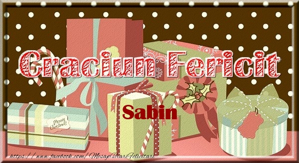 Felicitari de Craciun - Cadou | Craciun Fericit Sabin