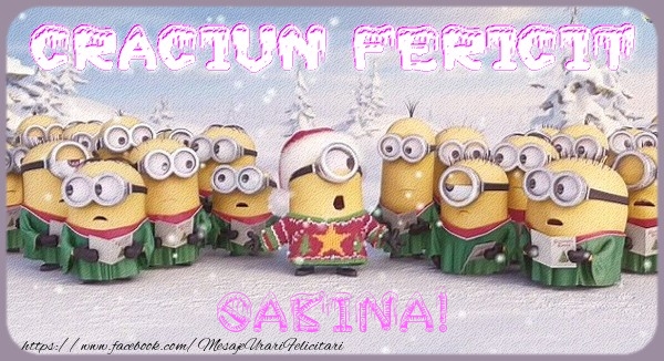 Felicitari de Craciun - Craciun Fericit Sabina
