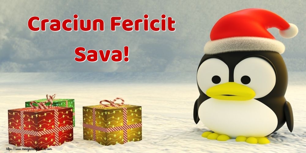 Felicitari de Craciun - Craciun Fericit Sava!
