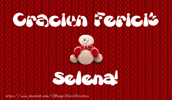 Felicitari de Craciun - ⛄ Om De Zapada | Craciun Fericit Selena!