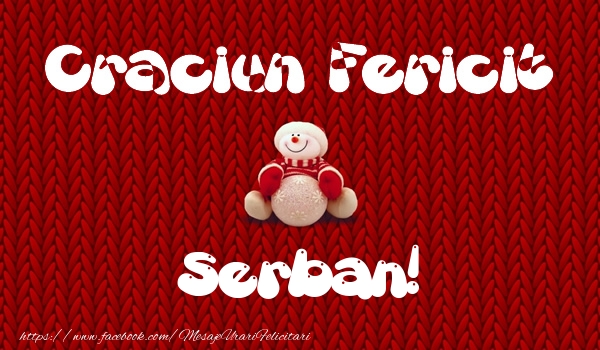 Felicitari de Craciun - ⛄ Om De Zapada | Craciun Fericit Serban!
