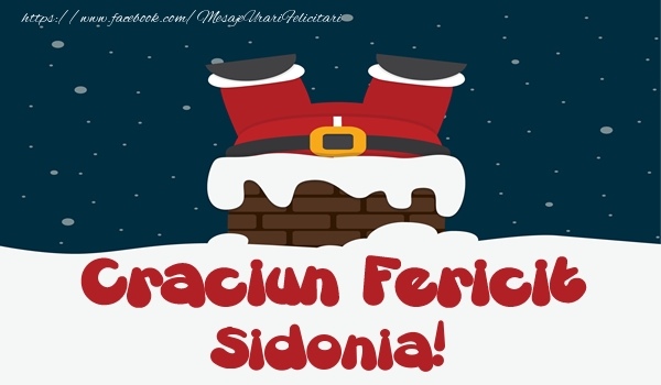 Felicitari de Craciun - Mos Craciun | Craciun Fericit Sidonia!