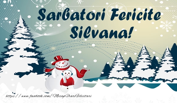 Felicitari de Craciun - Sarbatori fericite Silvana!