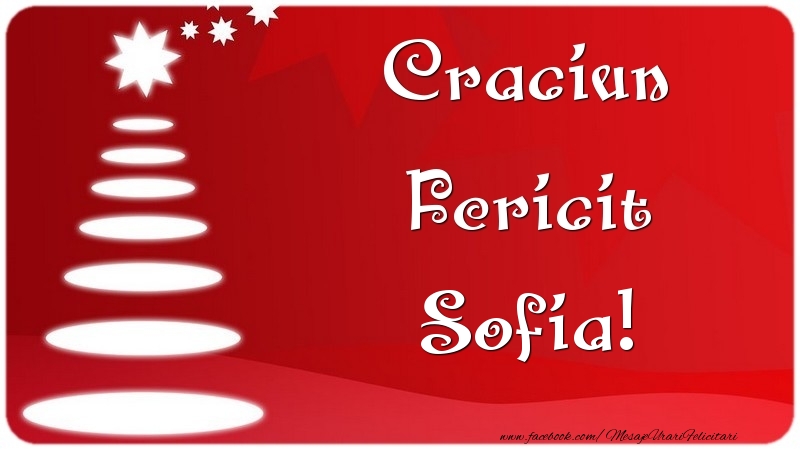 Felicitari de Craciun - Craciun Fericit Sofia