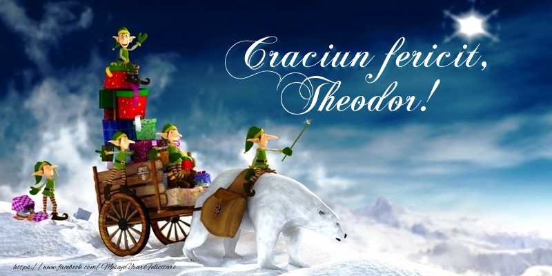 Felicitari de Craciun - Peisaje De Iarna | Craciun fericit, Theodor!