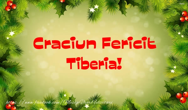 Felicitari de Craciun - Craciun Fericit Tiberia!